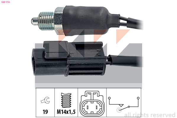 KW Tolatólampa kapcsoló 560116_KW